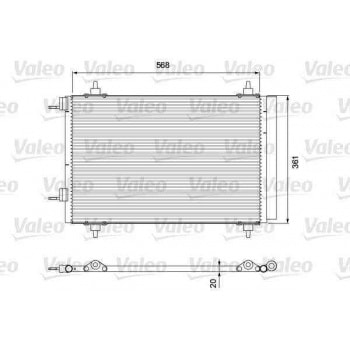 KLIMA (KONDANSER) RADYATORU C4 C4 PICASSO BERLINGO III PARTNER TEPE P308 P3008 P5008 C4 II DS4 DV6 D - VALEO 818171