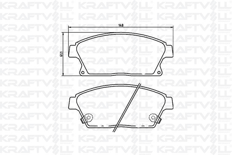 ON FREN BALATASI 16 INCH ASTRA J CRUZE ZAFIRA C MOKKA - KRAFTVOLL 07010057