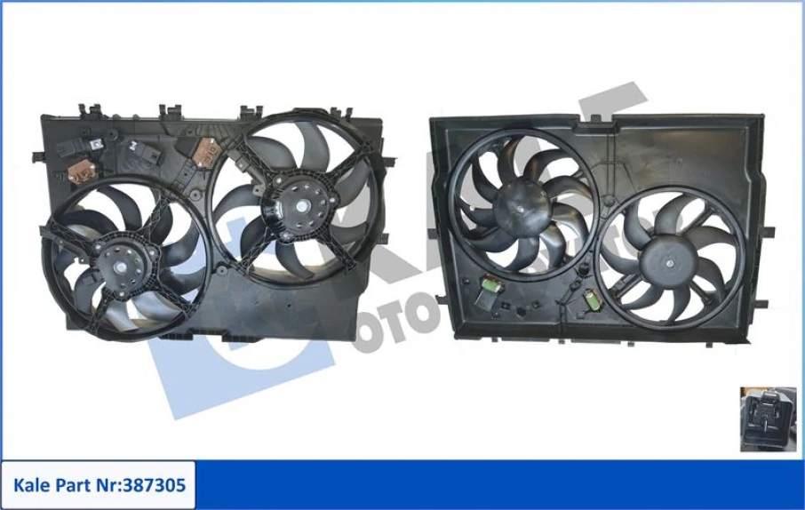 Fiat Fan Motoru - (2 Rezistör + 1 Relay) Davlumbazlı - Kal 387305