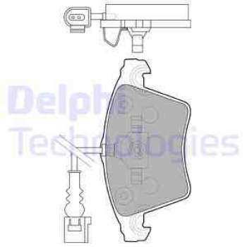 ON FREN BALATASI TRANSPORTER T5 T6 T7 16 JANT (FISLI) 03>19 - DELPHI LP1913