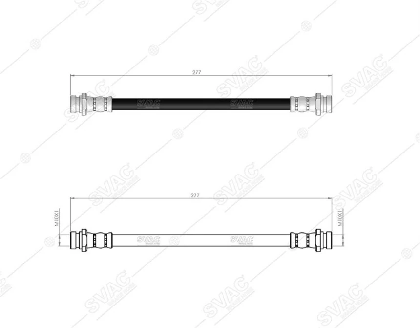 Hyundaı Arka Fren Hortumu Hyundaı Accent 00> - Svac 80-0178
