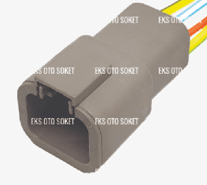 DTM04-4P DEUTSCH OTO ELEKTİRK TESİSAT SOKETİ İŞ MAKİNASI KABLOLU - EKS-4C050EK