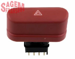 Unıversal Dörtlü Flaşör Düğmesi (oval) Slx - Kartal - Sagem-400113