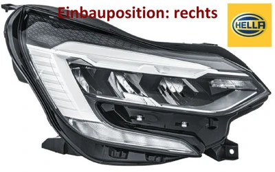 Renault Far Komple Sag Ledli (renault&led Pure Vision Yazısına Sahıp Degil),renault Captur II 20> - Hella 1ex013930-821