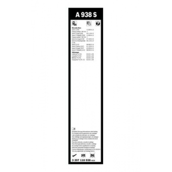 SILECEK SUPURGESI ON TK. (600mm / 600mm) W204 07>14 C218 11>17 W212 09>15 C207 10>16 - BOSCH 3397118938