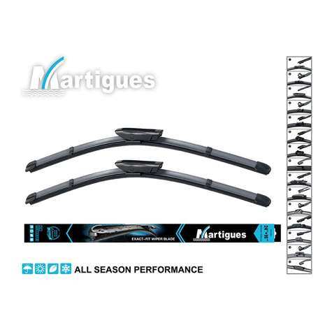 SILECEK SUPURGESI KANGOO II 09> 580+530MM - MARTIGUES S2321B3