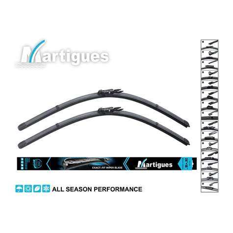 MUZ SILECEK OPEL ZAFIRA 07.2005› CITROEN C5 04.2008› 700+550MM - MARTIGUES S2822B1