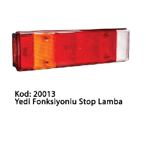 STOP LAMBASI-7 FONKSİYONLU KABLOLU - ASFAR-20013
