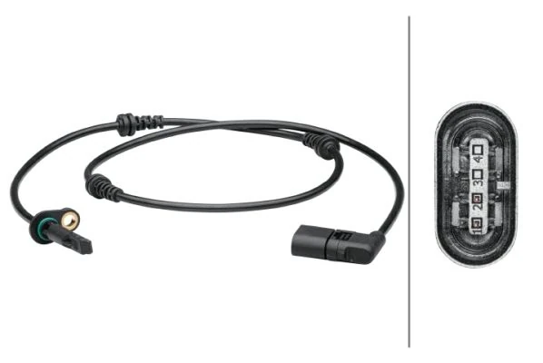 Mercedes Abs Sensoru On Sag C-Class W205 14> S205 14> C205 15> A205 16> - Hella 6pu012679-411