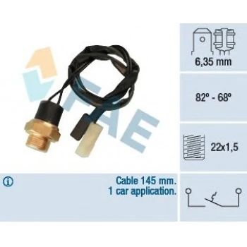 Tofas Fan Musuru (82 / 68°) Kablolu Yazlık M131 Dks - Fae 37502