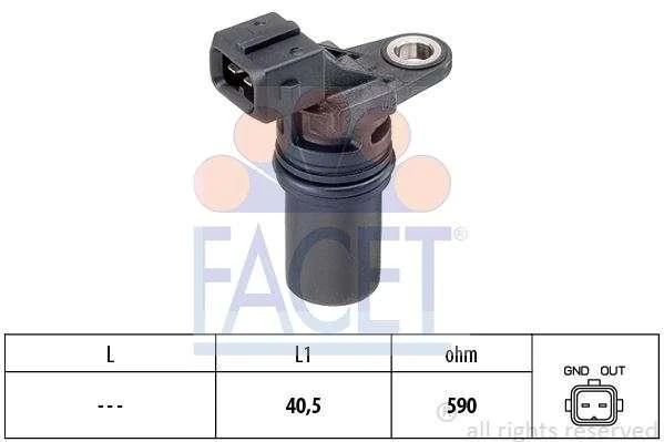 Renault Krank Devir Sensoru Renault Master III 2.3dci Trafıc II 2.0 DCI Clio III 1.2 1.5 DCI 1.6 - Facet 9.0539