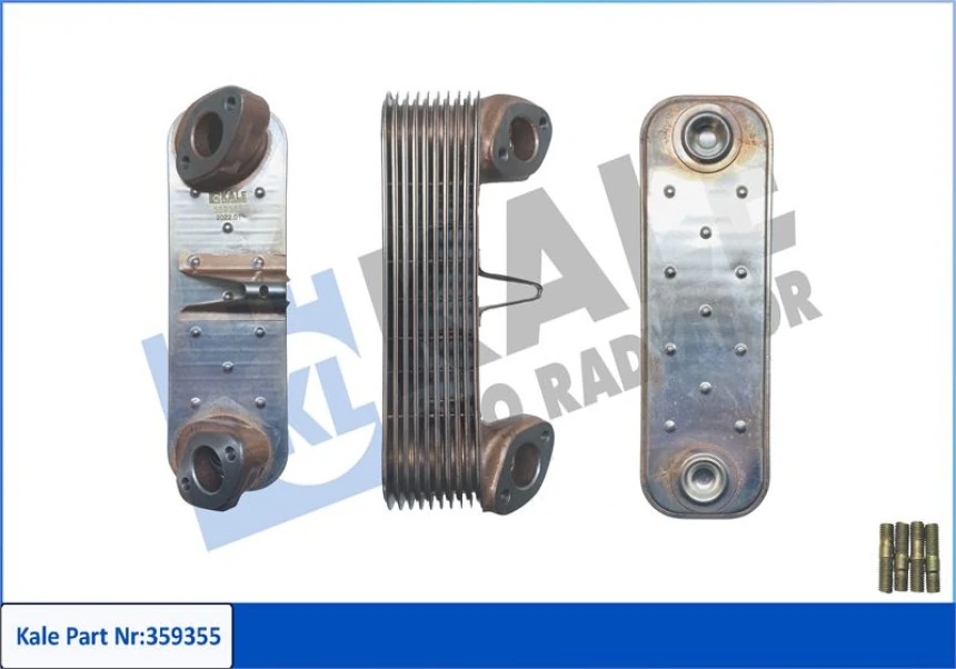 Mercedes Truck Yag Radyatörü 10 Petek Mercedes Benz Mk 1827-2534 87-96; Ng 1222-1933 73-96; O 303-404 91-99; Sk 173 - Kale 359355