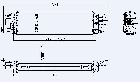 TURBO RADYATORU ALBEA 1,3 (AL+AL) / (BILEZIKLI) - KALE 010CAC020