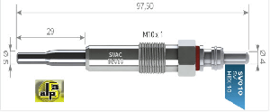 KIZDIRMA BUJİSİ-5V VW CADDY III  TDİ   -GZ001-  SV010 - SVAC-SV010