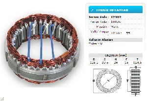 Unıversal Statör-Mako 12 V 55am Tofaş Ym.(10036) - Nursan-N120012