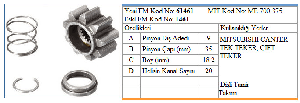 MARŞ DİŞLİ TM.TK.-JT 9D MITSUBISHI CANTER - FORMMETAL-61461