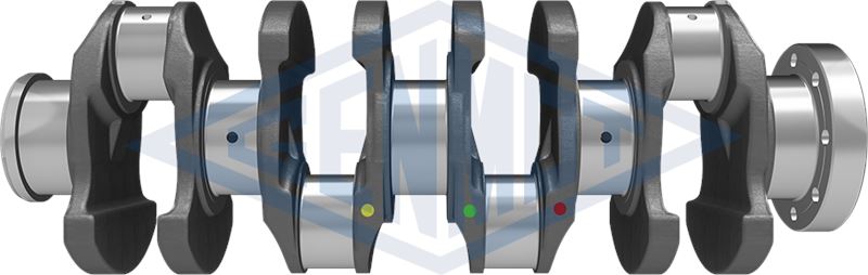 FORD KRANK KOMPLE TRANSIT 2.2-2.4 V184-V347-V-362-V363-BOXER III-JUMPER III ( DOVME ) - GENMOT 1068-1