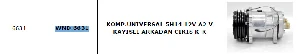 Unıversal Klima Kompresörü>unıversal 5h14 12v A2 V Kayıslı Arkadan Cikis K-K - Wondo-6631