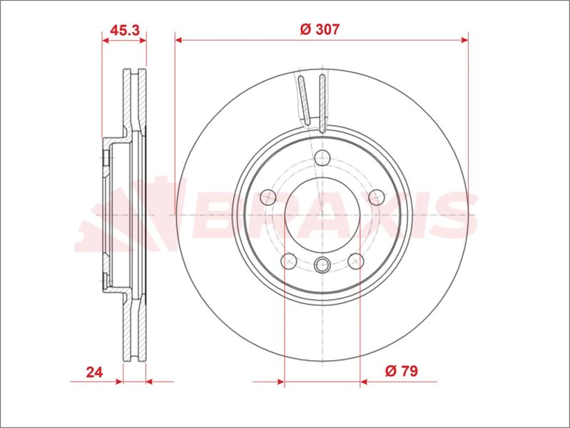 Mini Cooper Fren Diski On Mini Countryman Paceman R60 R61 - Braxıs Ae1014
