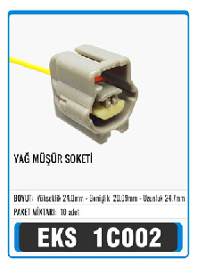 SOKET>YAĞ MÜŞÜR   S1003 - EKS-1C002