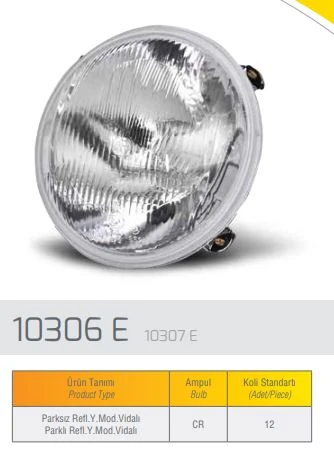 Volvo Reflektor Vidalı Parksız - Farba 10306d