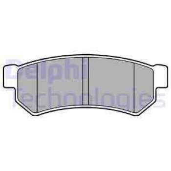 ARKA FREN BALATASI (DISK ICIN) LACETTI - DELPHI LP2502