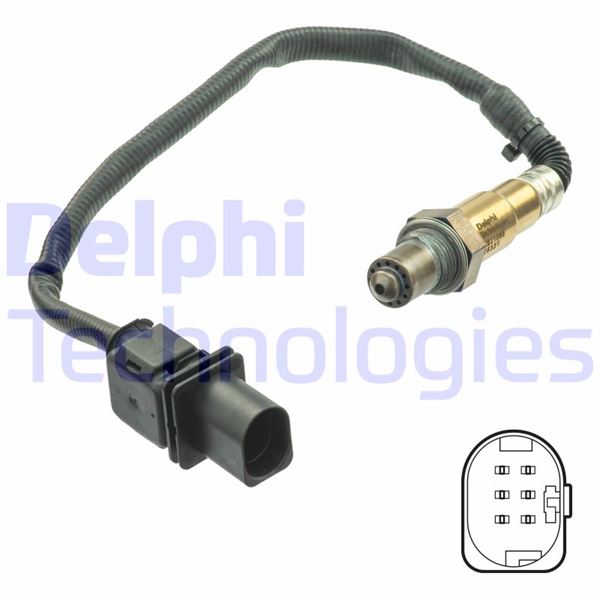 OKSIJEN SENSORU 2008-208-301-308-3008-5008-PARTNER-RIFTER-BERLINGO-Z19DTL Z19DTH ASTRA H ZAFIRA B VE - DELPHI ES21098-12B1