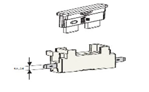 Unıversal Ara Sigorta-Biçak 2 Terminalli    (tekli Yassı Sigortalık) - Mta-M0100341