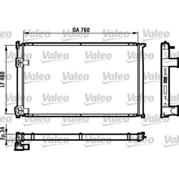 MOTOR RADYATOR MASTER II 2,5D 98 01 - VALEO 732063