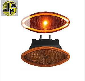 YAN İŞARET LAMBA-24V SARI BRAKETLİ 3 LEDLİ 50CM - SERTPLAS-D1309LUS50