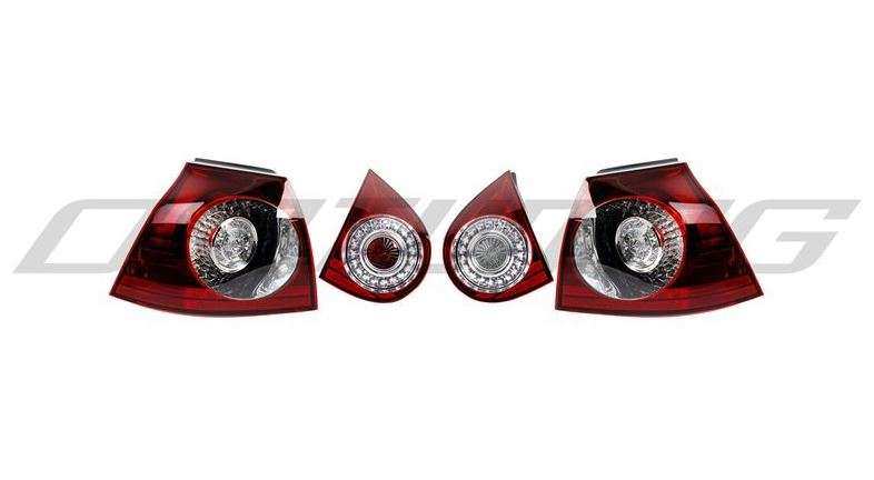STOP LAMBASI (SOL+SAG 4 PARCA) TUNING KIT / LED GOLF V - VALEO 043722