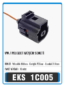 SOKET>VW / PEUGEOT MÜŞÜR   S1005 - EKS-1C005
