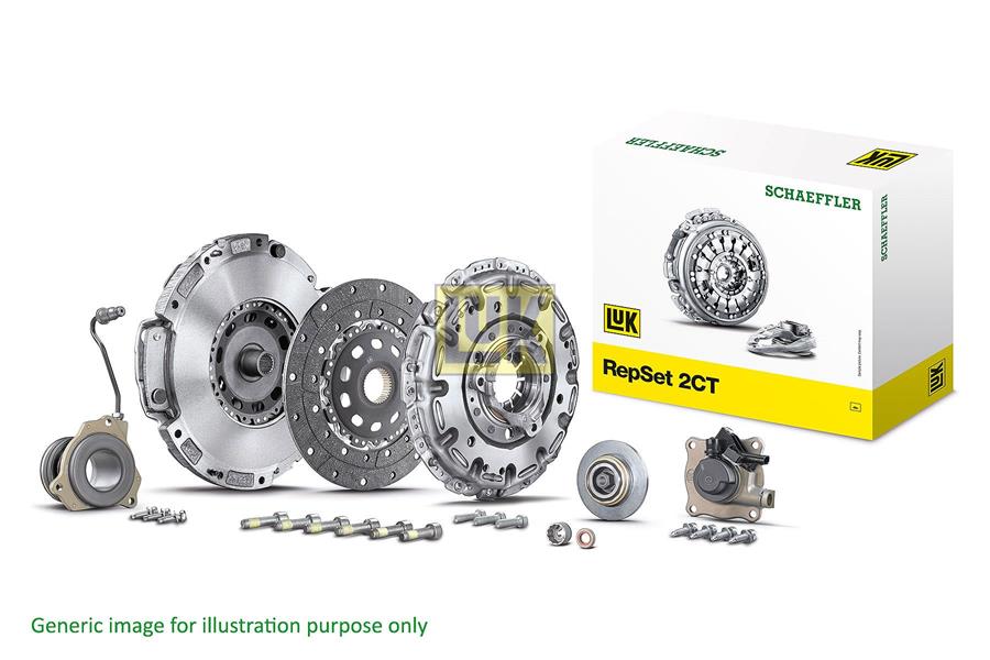 DEBRIYAJ SETI KAVRAMA (602000600) VE VOLAN (415084409) KIT 7 ILERI DSG BENZINLI 1,0 / 1,4 / 1,8TFSI - LUK 603100600