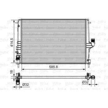 MOTOR RADYATORU LOGAN SANDERO DUSTER 1,5DCI K9K 08> - VALEO 735635