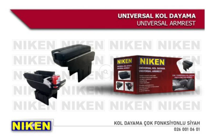 Unıversal Kol Dayama Cok Fonksıyonlu Siyah Unıversal - Niken 026 001 06 01