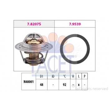 TERMOSTAT 92C CORSA B ASTRA F VECTRA A COMBO B - FACET 7.8295