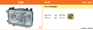 FAR-DAF XF 95  SAĞ  ( 1997-2002 ) E4 - AYFAR-505550