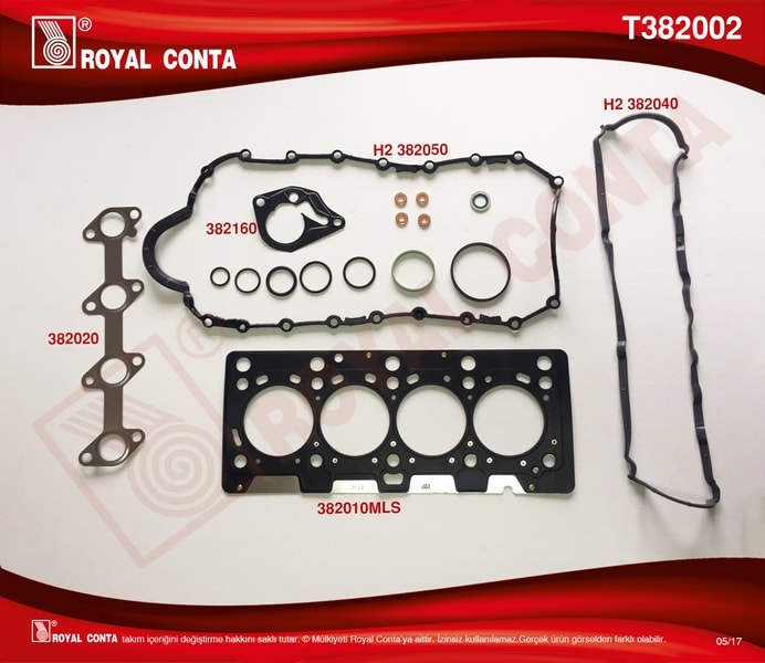 MOTOR TAKIM CONTASI KECESIZ MEGANE KANGOO CLIO 1,5DCI K9K - ROYAL T382002