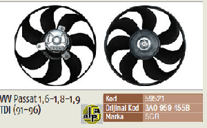 FAN MOTORU-VW PASSAT 1,6-1,8-1,9 TDI (91-96) - SGR-59521