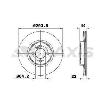 ON FREN DISK AYNASI MINI COOPER ONE COOPER S ONE D WORKS CABRIOLET COOPER - BRAXIS AE0359