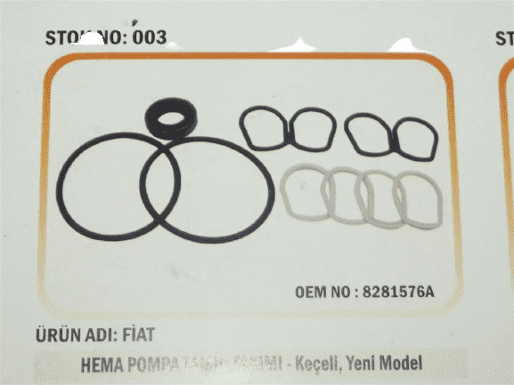 47009 Fiat-Steyr Hidrolik Hema Pompa Lastik Tamir Takımı 4Tm-019 8281576-A Skt C-456 - PY-47009 - PY-47009