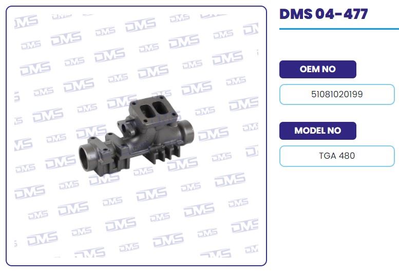 EGZOZ MANIFOLDU ORTA MAN TGA 480 - DEMOSAN 04-477