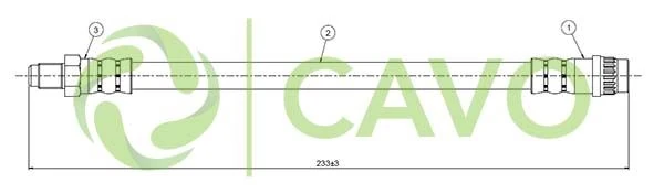Opel Arka Fren Hortumu Corsa C Tigra Twintop 00> - Cavo C800 387a