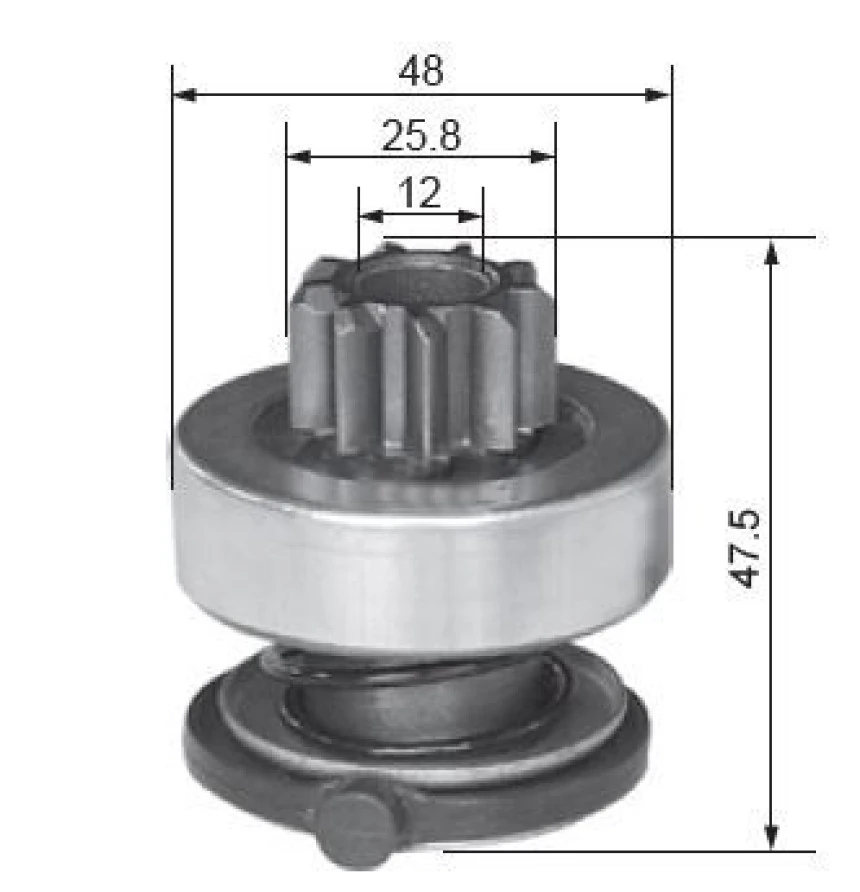 Psa Mars Dislisi Bosch Tip 9 Dis Berlingo P106 P205 P206 P306 Brava 1.6 (15976) - Zgl 850336