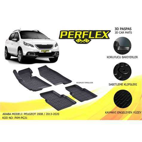 PASPAS 3D HAVUZLU X-MAT 2008 13>20 - PERFLEX PXM-PG31