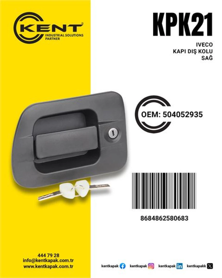 İveco Truck Dis Kapı Kolu (sag) Yeni Urun İveco Stralıs - Kent Kpk-21