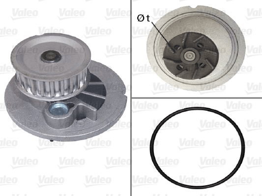 DEVIRDAIM SU POMPASI ASTRA F ASTRA G CORSA C VECTRA B VECTRA C X16XEL Z16XE - SKF VKPC85211
