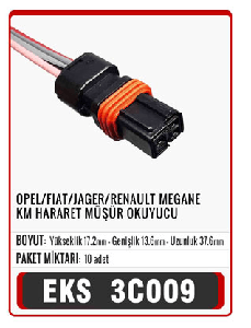 SOKET>KLM OKUYUCU  VE  RENAULT HARARET MÜŞÜR   S3013 - EKS-3C009