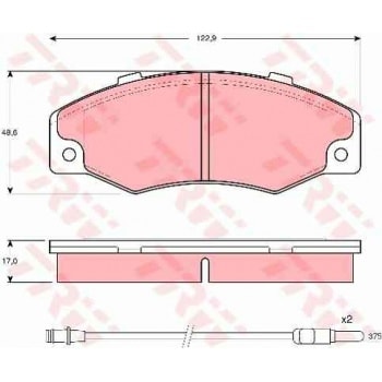 RENAULT ESKI ON FREN BALATASI R21 CONCORDE (FISLI) - TRW GDB903