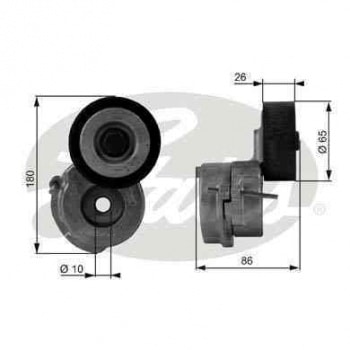 ALTERNATOR GERGI RULMANI (KUTUKLU) LINEA PUNTO AGILA ASTRA H J COMBO CORSA C D MERIVA 1,3CDTI 1,3JTD - GATES T38440